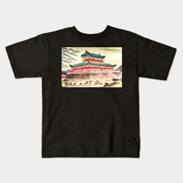 Traveling in Asia, motif 5 Kids T-Shirt by Zamart20